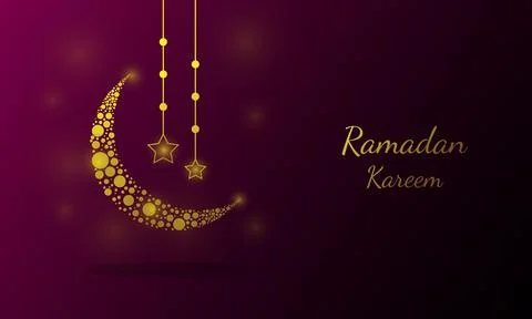 A beautiful Ramadan background featuring elegant Islamic patterns Illustrazione stock