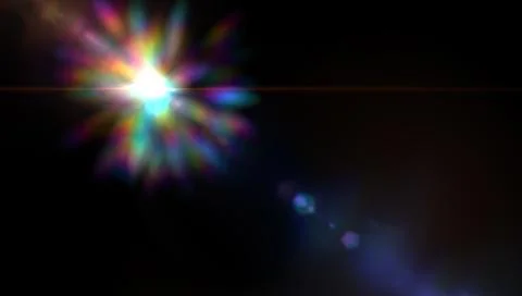 Beautiful rays of light.Lens Flare light Stock Illustration