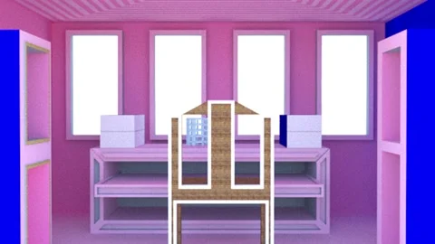 Beautiful Reading Room Vídeo Stock 348843011