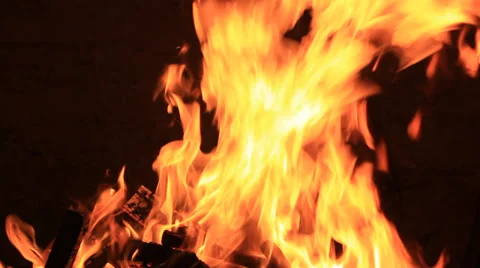Beautiful real fire flame 스톡 동영상 34867589