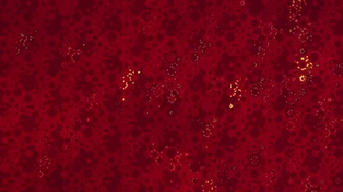 Beautiful Red Background with Festive Decorations Perfect for Valentines Day or Stock Footage 328043950