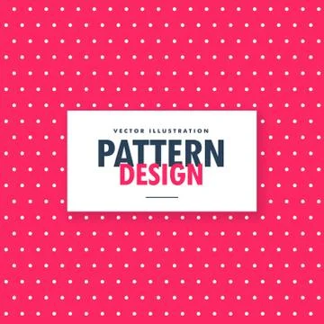 Beautiful red background with white dots, polka style pattern 스톡 일러스트