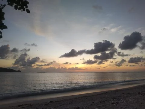 Beautiful red clouds Stock Photos