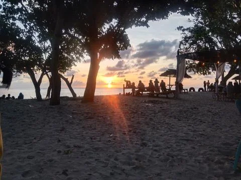 Beautiful red clouds Stock Photos