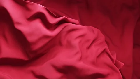 Beautiful red fabric surface Stock Footage 202063928