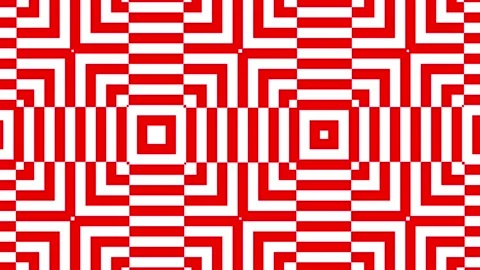 Beautiful red geometric seamless looping pattern Stock Footage 149132693