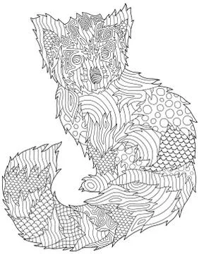 Beautiful red panda Stock Illustration