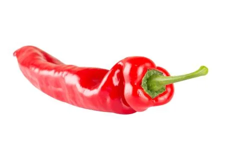 Beautiful red pepper Stock Photos