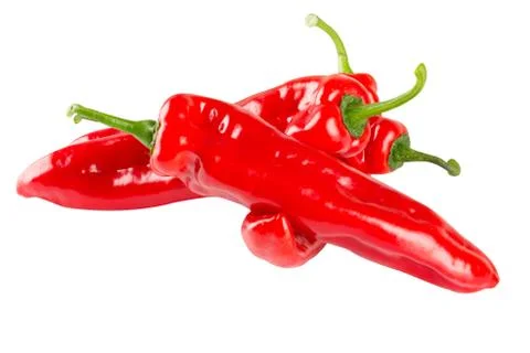 Beautiful red pepper Stock Photos