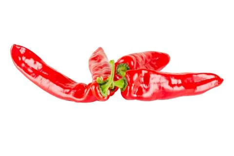 Beautiful red pepper Stock Photos
