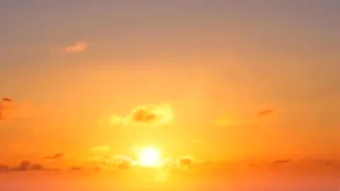 Beautiful Red Sky with Passing Clouds Time lapse Background. 스톡 동영상 202294235