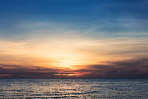 Beautiful red sunset Stock Photos
