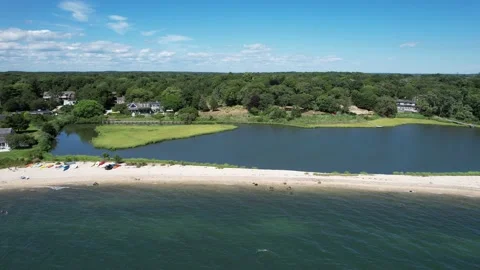 Beautiful Residences in the Hamptons Stock Footage 202346204