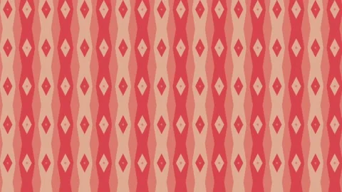 Beautiful retro red geometric pattern, geometrical decorative elegant ornament Stock Footage 154351475