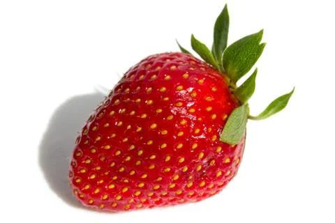 Beautiful ripe strawberry Stockfoto's