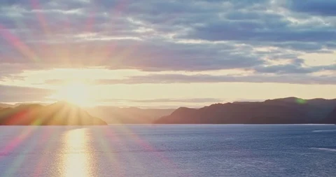 Beautiful river  and sky Time lapse  Stock Footage 117389084