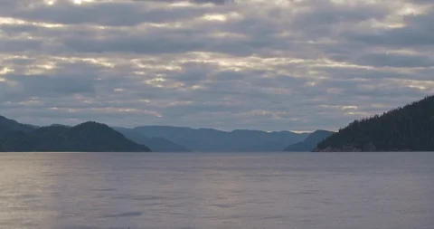 Beautiful river  and sky Time lapse  Stock Footage 117389133