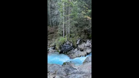 Beautiful river in beautiful mountains(2) Stock Footage 296416735