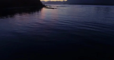 Beautiful river during sunset Stock Footage 108624775