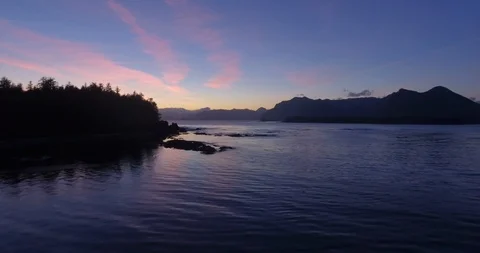 Beautiful river during sunset Stock Footage 108625141