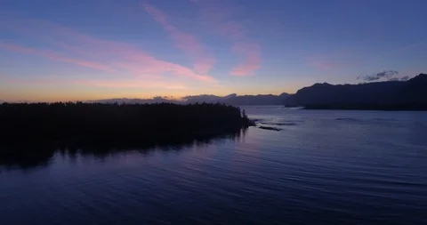 Beautiful river during sunset Stock Footage 108625461