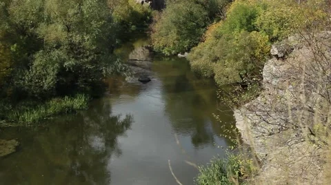 Beautiful river Stock Footage 42177439