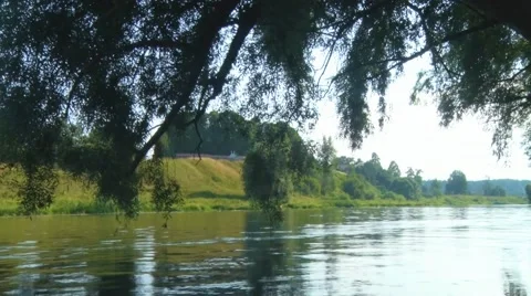 Beautiful river Stock Footage 66597905