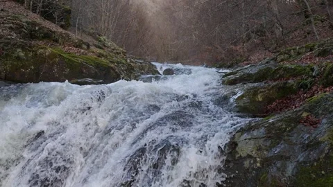 A beautiful river in the mountains Stock Footage 329103488