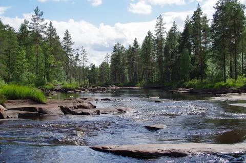 Beautiful river Stock Photos