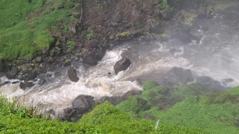 A beautiful river rapids of inside the forest of Sumatera Island Stock Footage 278161900