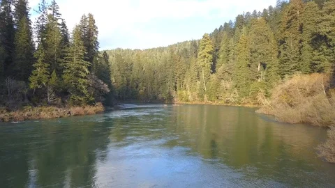 Beautiful river in USA Stock Footage 97601798