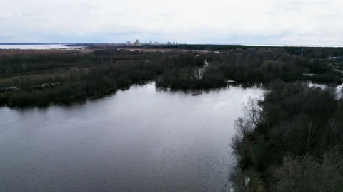 Beautiful river view Stock Footage 196732611