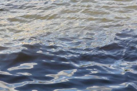 Beautiful river waves painted in different colors Stock Photos