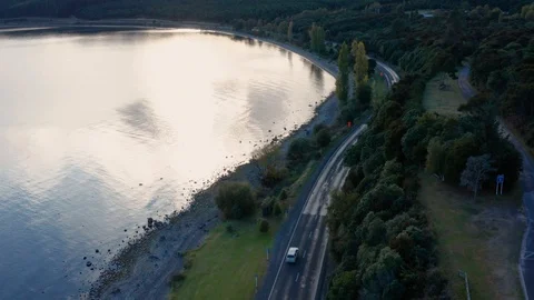 Beautiful Road Sunset Stock Footage 106793466