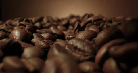 Beautiful Roasted Coffee Beans Video stock 171654283