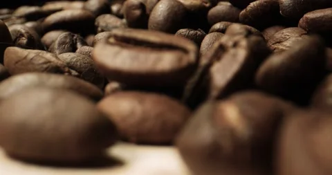 Beautiful Roasted Coffee Beans Video stock 171654310