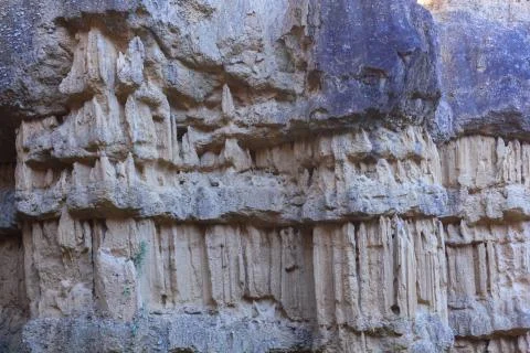Beautiful rock cliffs Stock Photos