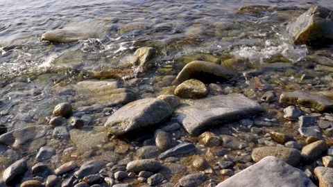 Beautiful rocks in the water Stock Footage 151009037