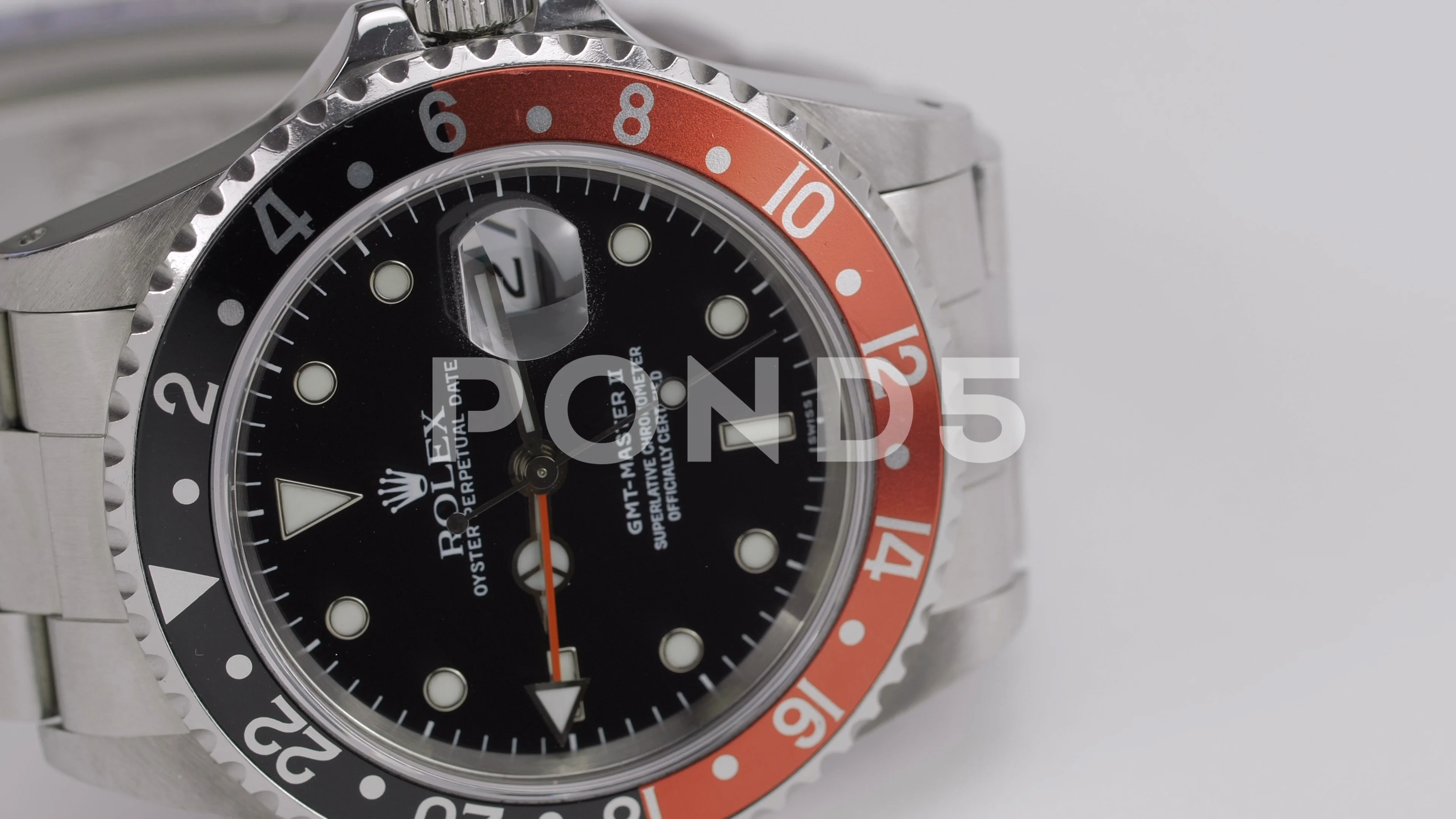 Beautiful Rolex GMT-Master II Cocke time | Stock Video | Pond5