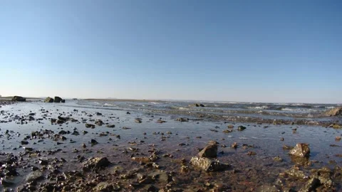 Beautiful rolling wave. Video stock 220545226