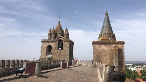 Beautiful rooftop of Cathedral Stock Footage 199780569
