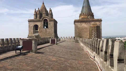 Beautiful rooftop of Cathedral Stock Footage 199780570