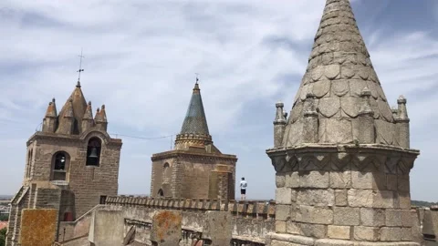 Beautiful rooftop of Cathedral Video stock 199780606