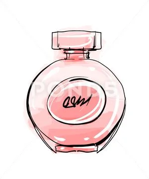 perfume bottle illustration