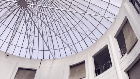 Beautiful Round Shaped Rooftop 스톡 동영상 329178418