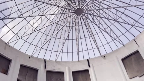 Beautiful Round Shaped Rooftop Stock Footage 329178424
