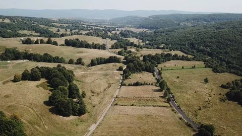 Beautiful rural landscape Stock Footage 129170839