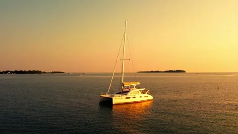 Beautiful sailing ship Stock Footage 302957649