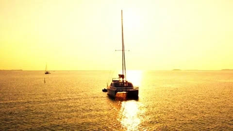 Beautiful sailing ship Stock Footage 302957850