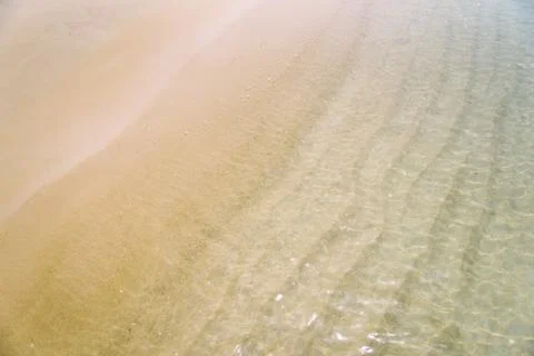 Beautiful sand beach Stock Photos